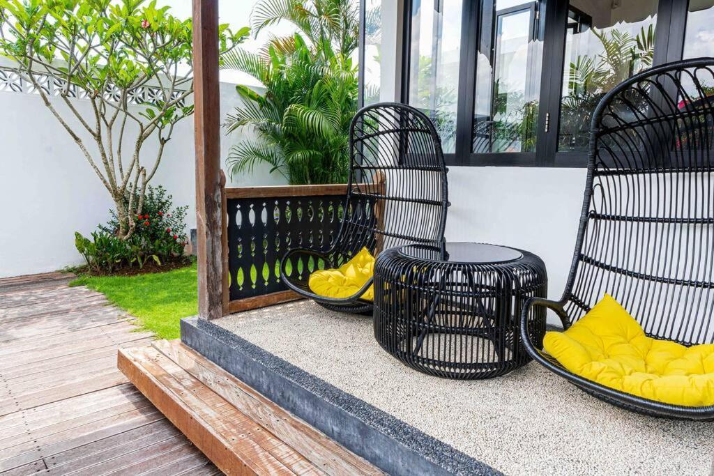 Berawa Canggu Stylish Joglo 3 Bedrooms Private Villa With Private Pool Esterno foto
